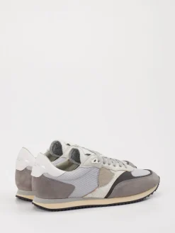 Herren Philippe Model – Sneaker aus Veloursleder-Mesh