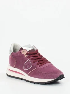 – Sneaker aus Veloursleder Beerenviolett*Philippe Model Outlet
