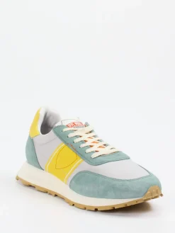 Herren Philippe Model – Sneaker aus Veloursleder und Nylon