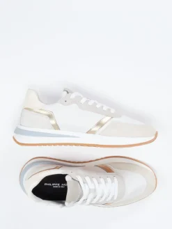 – Sneaker aus Veloursleder Offwhite*Philippe Model Clearance
