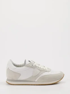 – Sneaker aus Leder-Mix in Offwhite*Philippe Model