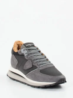 Herren Philippe Model – Sneaker aus Veloursleder