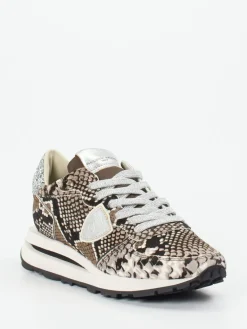 – Sneaker aus Fellimitat mit Snakeprint*Philippe Model New