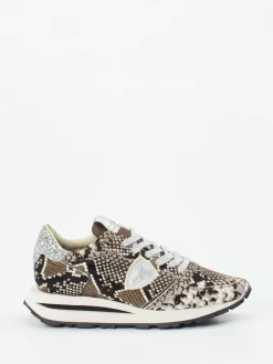 – Sneaker aus Fellimitat mit Snakeprint*Philippe Model New