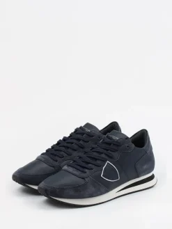 – Sneaker aus Kalbleder in Dunkel*Philippe Model Hot