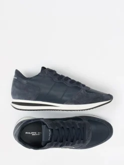 – Sneaker aus Kalbleder in Dunkel*Philippe Model Hot