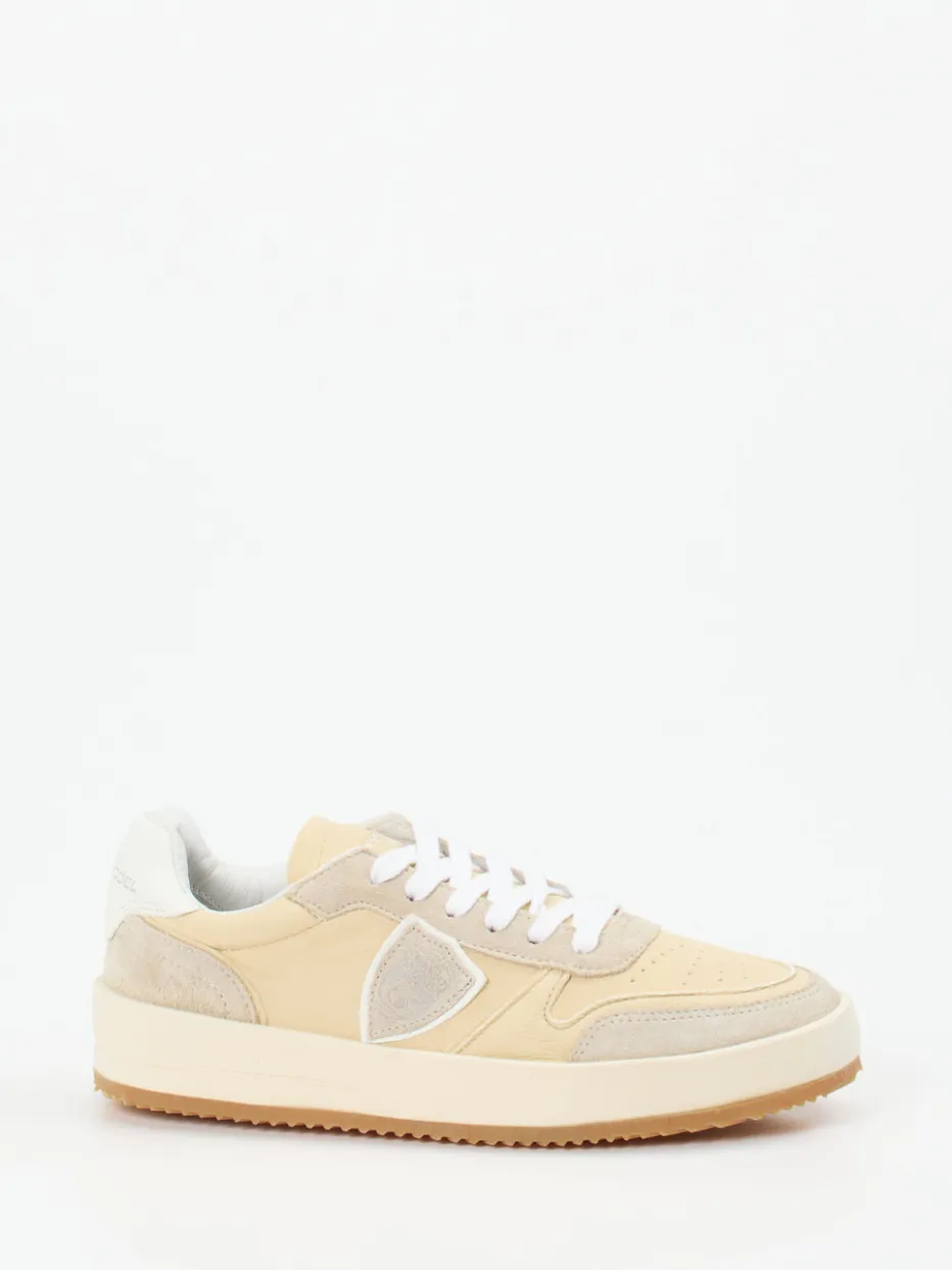 – Sneaker aus Velour/Leder*Philippe Model Online