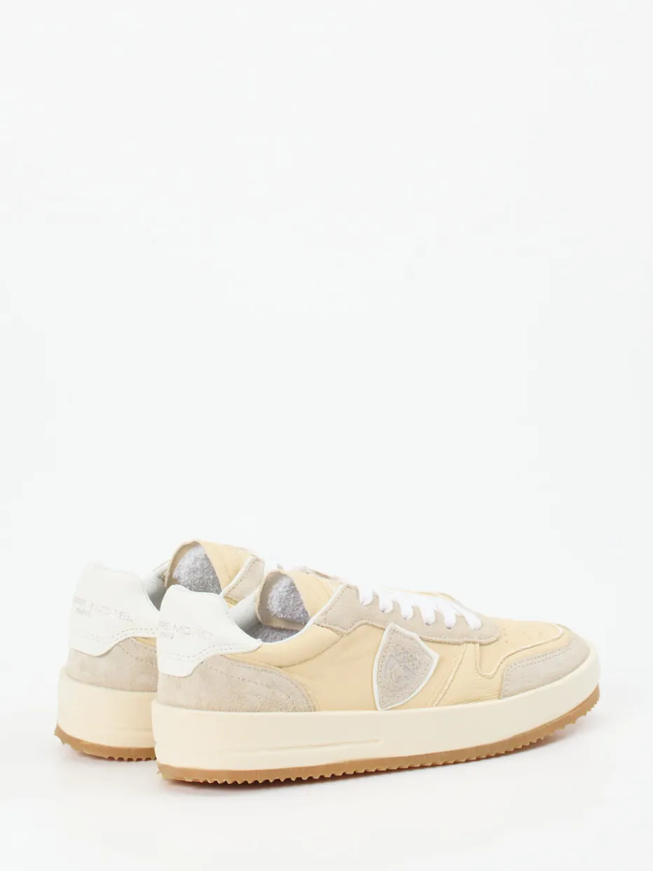 – Sneaker aus Velour/Leder*Philippe Model Online