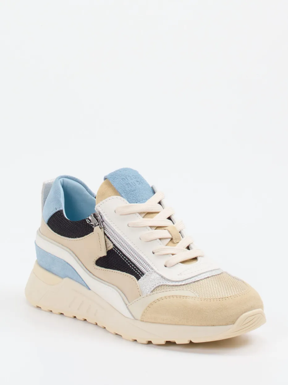 – Chunky Sneaker aus Veloursleder beige*Piedi Nudi Discount