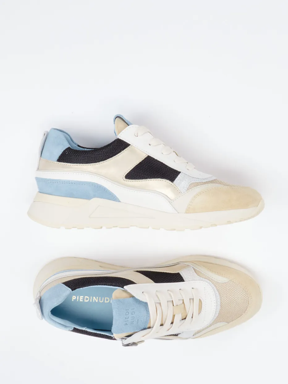 – Chunky Sneaker aus Veloursleder beige*Piedi Nudi Discount