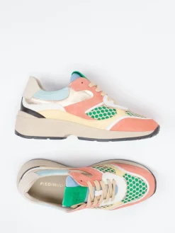 – Chunky Sneaker aus Veloursleder-Textil Mix*Piedi Nudi Online