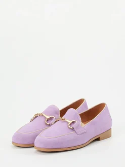 – Loafer aus Veloursleder in Flieder*Piedi Nudi Hot