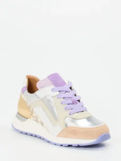 – Low-Top-Sneaker aus Metallicleder color*Piedi Nudi New