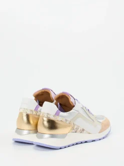 – Low-Top-Sneaker aus Metallicleder color*Piedi Nudi New