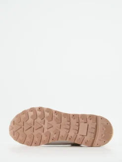 Damen Piedi Nudi – Sneaker aus Kalbleder in Beige-Orange