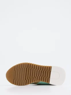 Damen Piedi Nudi – Sneaker aus Veloursleder und Textil mint