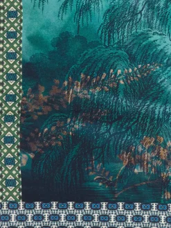 – Halstuch aus Seide Dunkelblau*Pierre-Louis Mascia