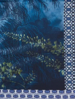 – Halstuch aus Seide Dunkelblau*Pierre-Louis Mascia