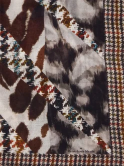 – Langschal aus Kaschmir mit Print-Mix*Pierre-Louis Mascia