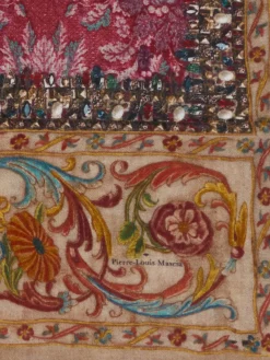 Damen Pierre-Louis Mascia – Schal aus Kaschmir mit Blumenmuster
