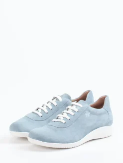 Damen Piesanto – Komfort-Sneaker aus Veloursleder hell