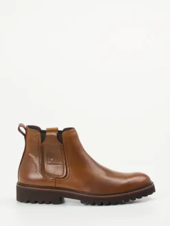 Herren Pius Gabor – Chelsea Boots aus Kalbleder cognac