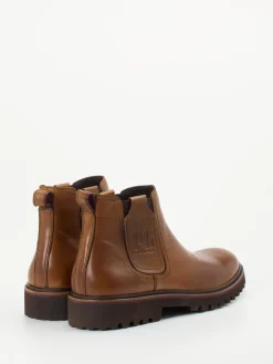 Herren Pius Gabor – Chelsea Boots aus Kalbleder cognac