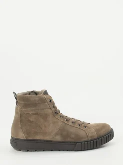 Herren Pius Gabor – High-Top-Sneaker aus Veloursleder taupe