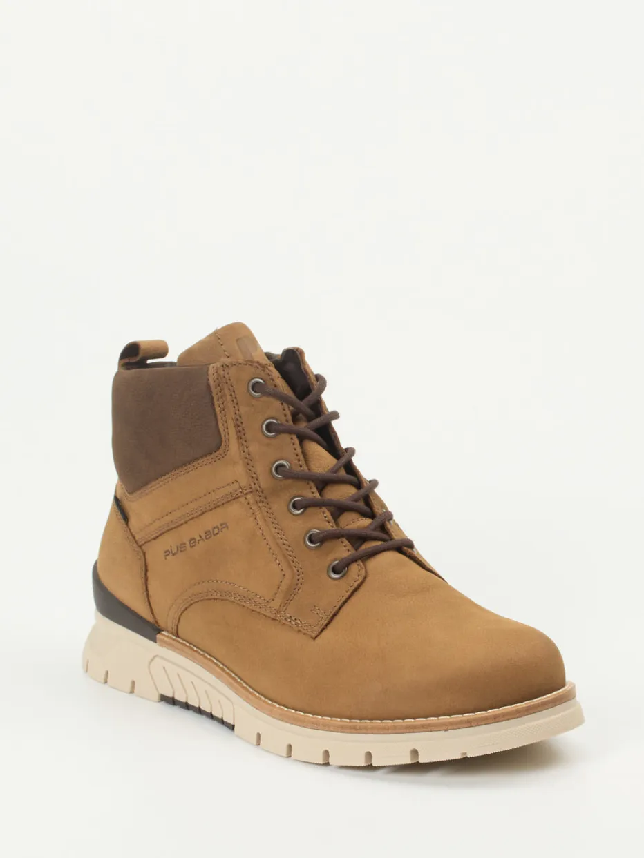 – Schnürboots aus Nubukleder cognac*Pius Gabor Discount