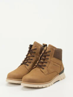 – Schnürboots aus Nubukleder cognac*Pius Gabor Discount