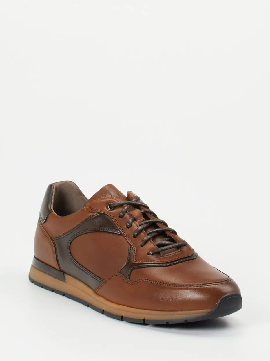 – Sneaker aus Kalbleder in Cognac*Pius Gabor Online