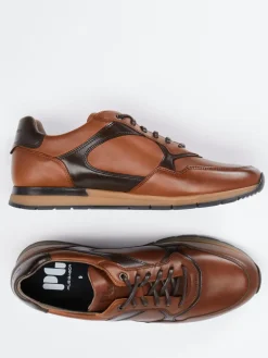 – Sneaker aus Kalbleder in Cognac*Pius Gabor Online