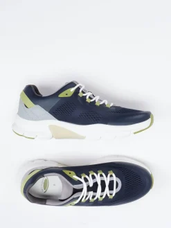 Herren Pius Gabor – Sneaker aus Mesh und Textil dunkel