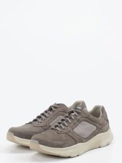 – Sneaker aus Nubukleder in Taupe*Pius Gabor New