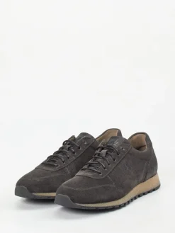 Herren Pius Gabor – Sneaker aus Veloursleder Anthrazit