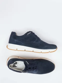 Herren Pius Gabor – Sneaker aus Veloursleder Dunkel