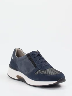 – Sneaker aus Veloursleder Dunkel*Pius Gabor New