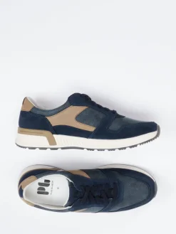 Herren Pius Gabor – Sneaker aus Veloursleder und Mesh