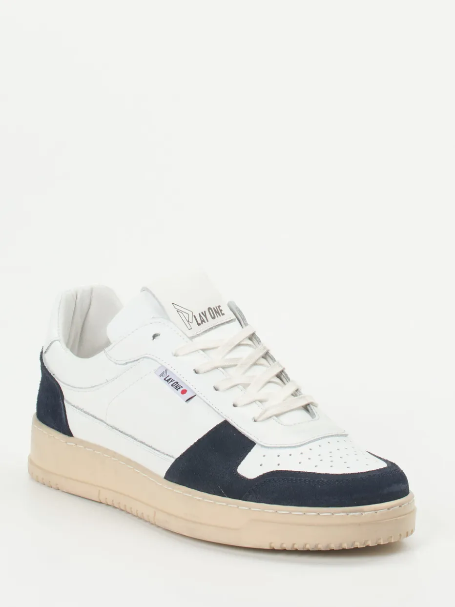 Herren Play One – Sneaker aus Kalbleder -blau