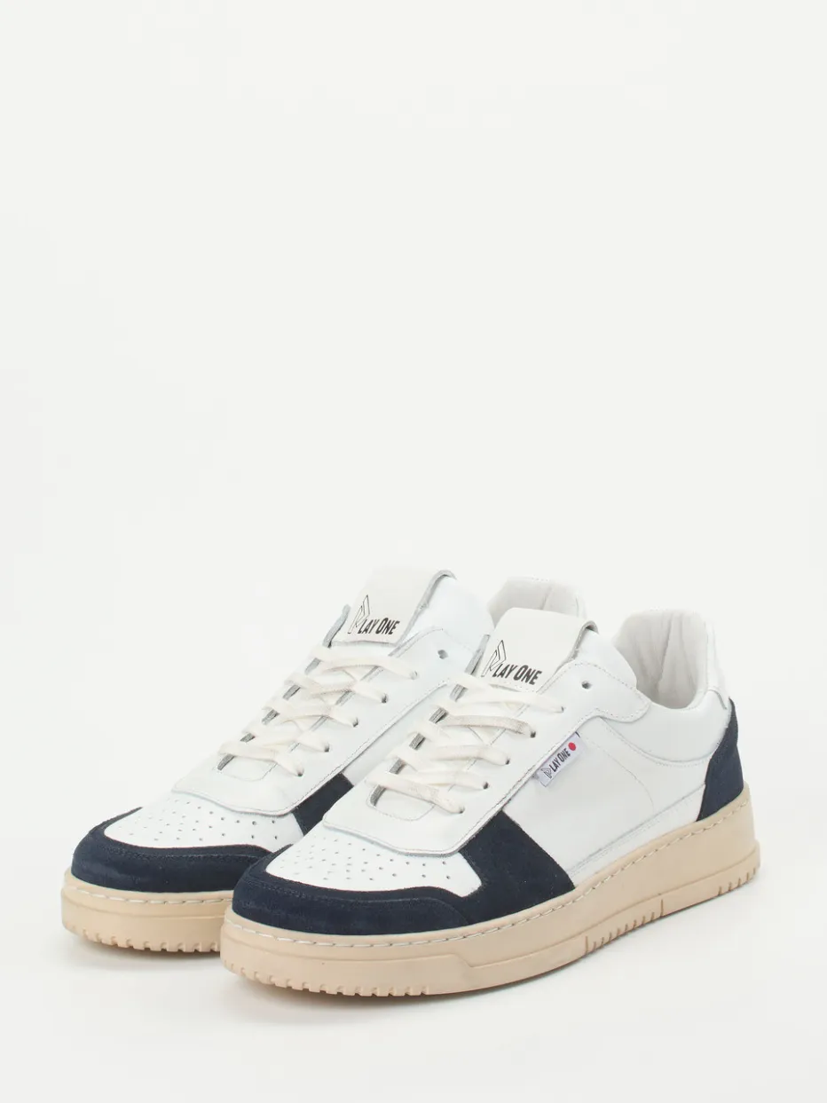 Herren Play One – Sneaker aus Kalbleder -blau