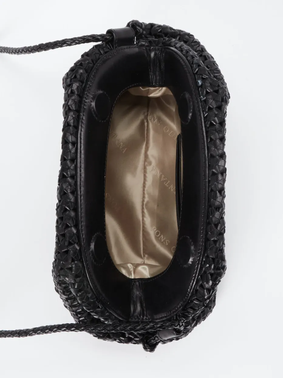 – Abendtasche aus Flechtleder*Pons Quintana New