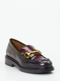 – Loafer aus Kalbleder Bordeauxviolett*Pons Quintana Best