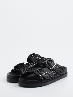 – Pantolette aus Flechtleder*Pons Quintana Discount