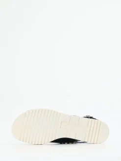 Damen Pons Quintana – Plateau-Sandalen aus Flechtleder Marine