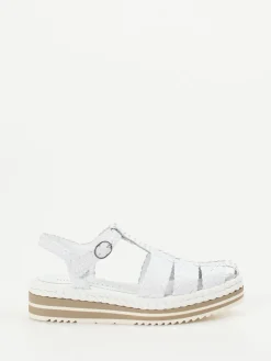 – Plateausandalen aus Flechtleder*Pons Quintana