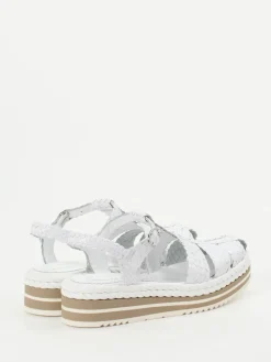 – Plateausandalen aus Flechtleder*Pons Quintana