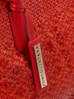 – Shopper aus Flechtleder in*Pons Quintana Outlet