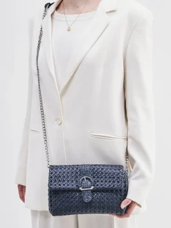 – Umhängetasche aus Lederoptik Dunkel*Pons Quintana