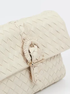 Damen Pons Quintana – Umhängetasche aus Textil in Flechtoptik