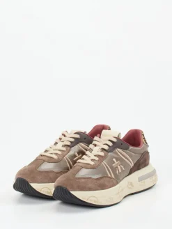 – Chunky Sneaker aus Veloursleder taupe*Premiata New